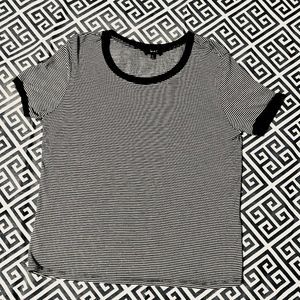 LOVE |  BLACK AND WHITE SHIRT